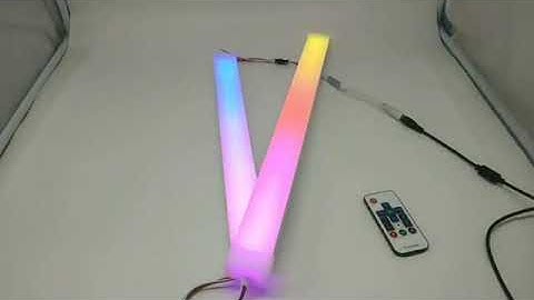 Color Chasing RGB LED Light Bars with Remote Controller - Smart Bright LEDs