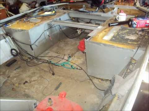 My DIY Aluminum Boat Restoration Part 2 - YouTube