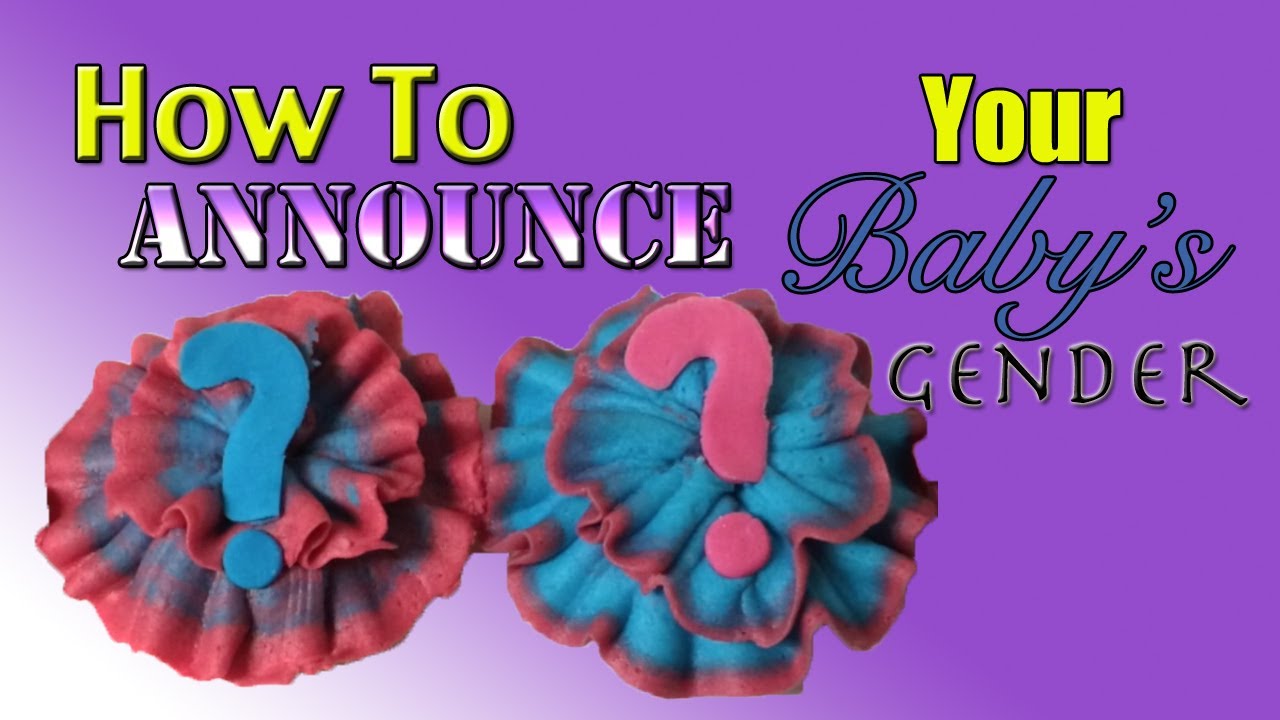 Gender Reveal How To Announce Baby's Gender 2BShazZa YouTube