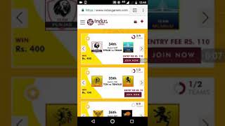 Indusgames New Fantasy Website Sign Up Now 500rs screenshot 5