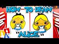 How To Draw Alice In Wonderland