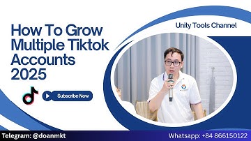 How To Grow Multiple Tiktok Accounts 2025 | Tiktok Automation