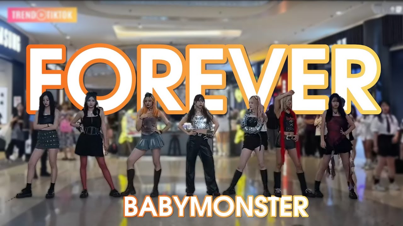 Babymonster - ‘Forever’ Dance Cover in Monologue Shopping Center | YG Dance Crew (Kpop)