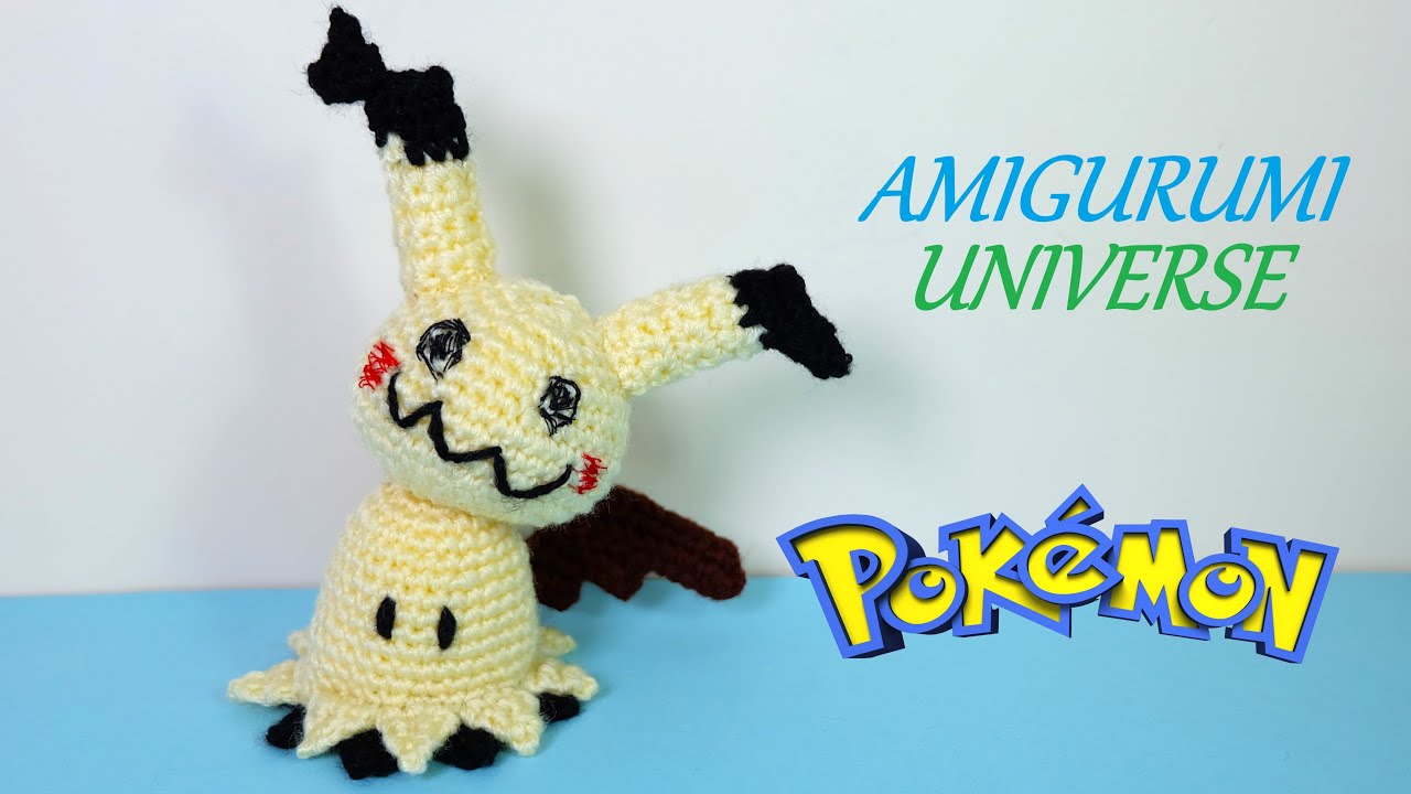 MIMIKYU (Pokemon Nº778) Tutorial muñeco de ganchillo Mimikyu, de Amigurumi Universe