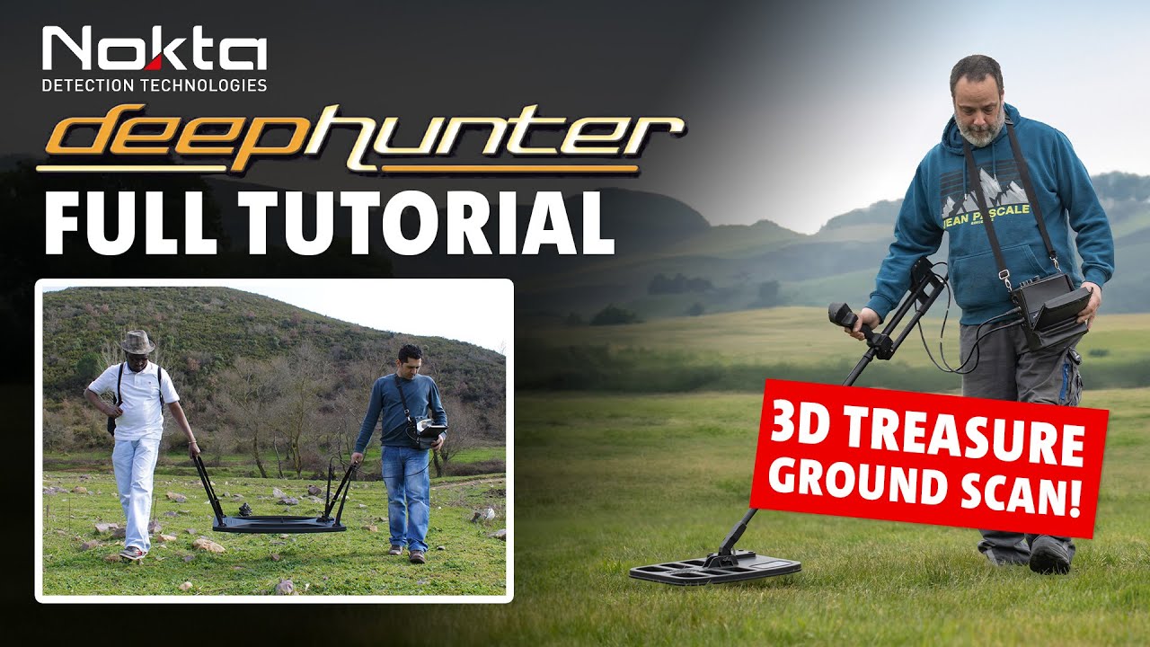 🔥 Professional 3d Treasure & Gold Detector – Nokta Deep Hunter Pro