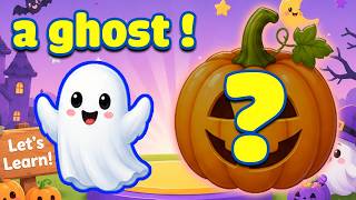 Learn Halloween Vocabulary in English | Interactive Quiz for Kids