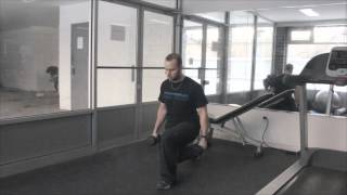 Dual Dumbbell Alternating Reverse Lunge