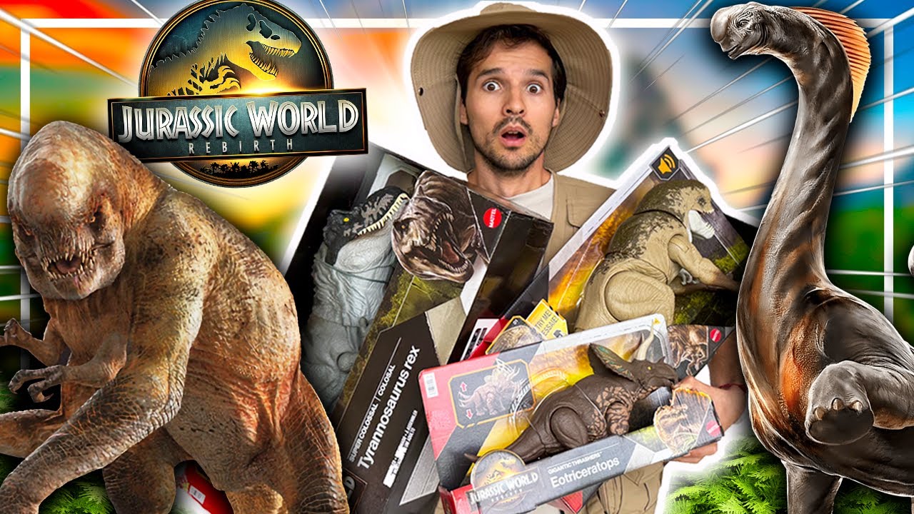 Compre TODOS los juguetes de JURASSIC WORLD REBIRTH !! / Memo Aponte