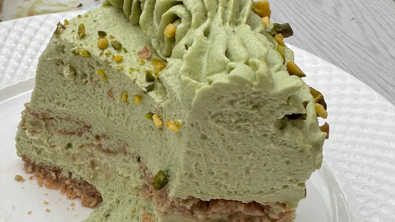 Tort fara coacere cu fistic se prepara in 10 minute 👌🍰#tort #fistic #fypシ #vieal