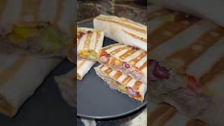 Beefy Tortilla Wraps 🌮🔥| Simple &amp; Delicious Meal Idea #shorts
