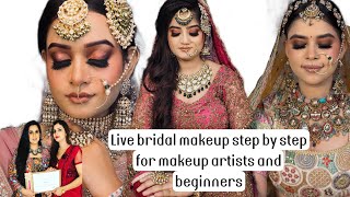 Free bridal makeup in live | for makeup courses enquiries 9555512111