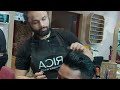 after blow dry hair setting #indianbarber#salon#shorts