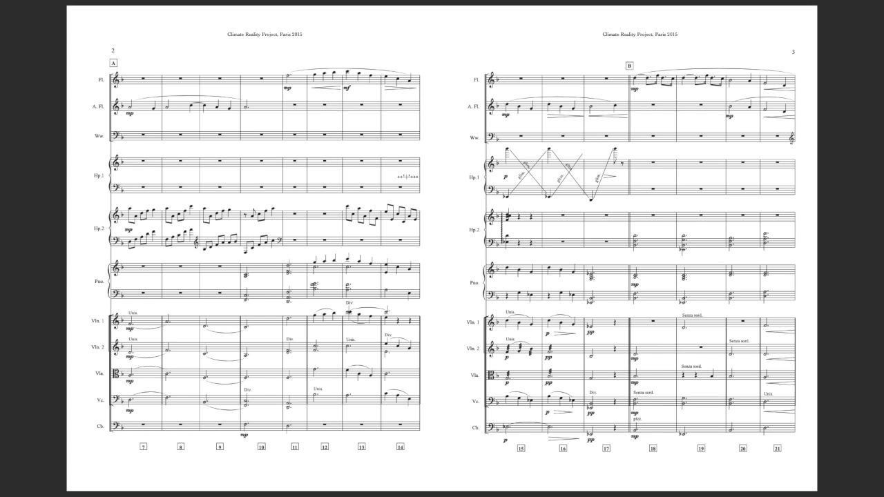 Climate Reality Project - Open Letter (with score)