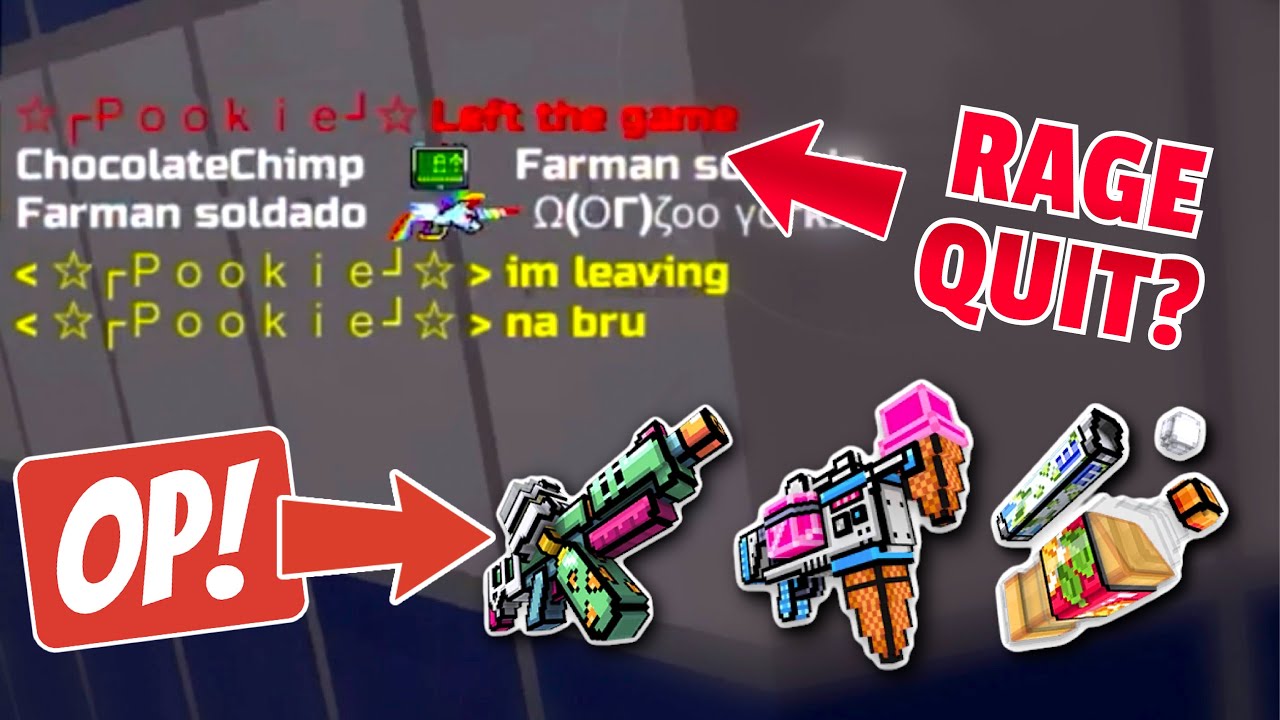 This NEW EVENT SET is so OP it made people RAGE QUIT! | Mr Fruit set | Pixel Gun 3D