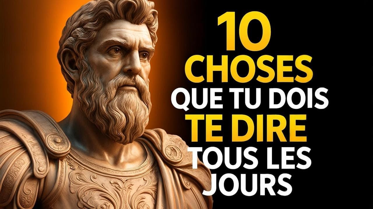 10 Choses que tu DOIS te DIRE à TOI MÊME TOUS LES JOURS | STOÏCISME