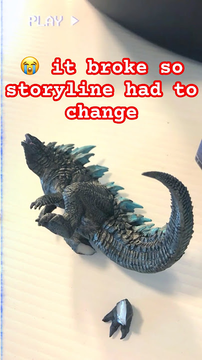 🎬 how did Godzilla model break?