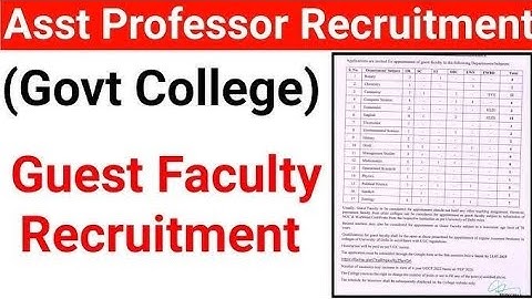 Delhi University assistant professor vacancy 2025/ Guest faculty/ walk in interview