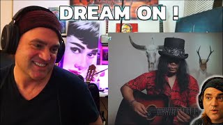 DIMAS SENOPATI REACTION - Aerosmith - Dream On - American Reacts