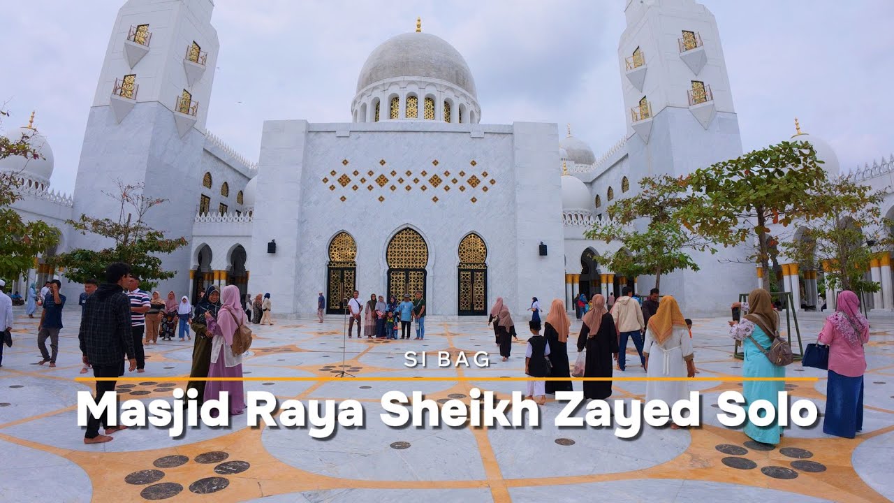 Melihat Kemegahan dan Fasilitas Masjid Sheikh Zayed Solo