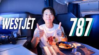 HONEST REVIEW: 12 Hours in WestJet 787 Business Class | Calgary to Seoul