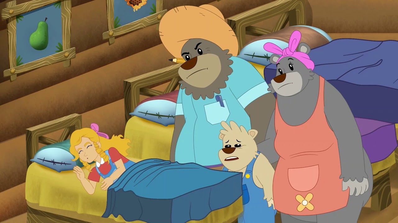 Златовласка и три медведя | Сказки на ночь - YouTube