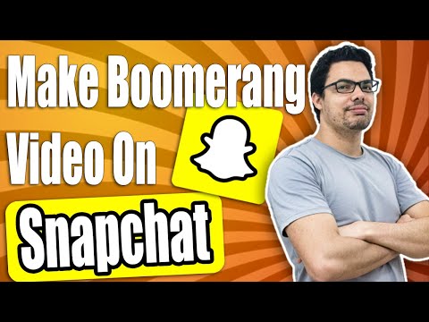 How To Make Boomerang Video On Snapchat Android