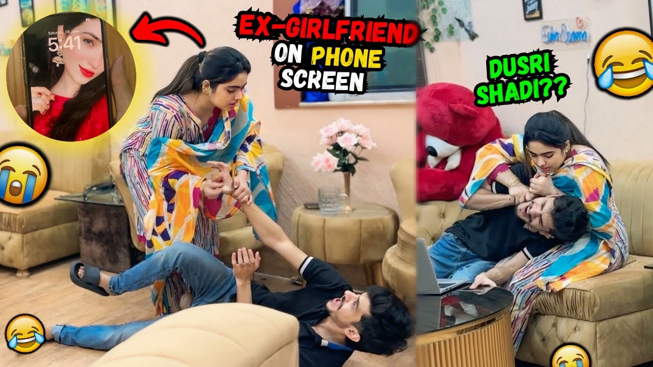 EX-GIRLFRIEND ON MY PHONE SCREEN 🙈 | PRANK ON WIFE GONE EXTREMELY WRONG 🥲 | ESHA NA BHT MARA 😭