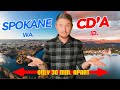 Living in coeur dalene idaho versus spokane washington