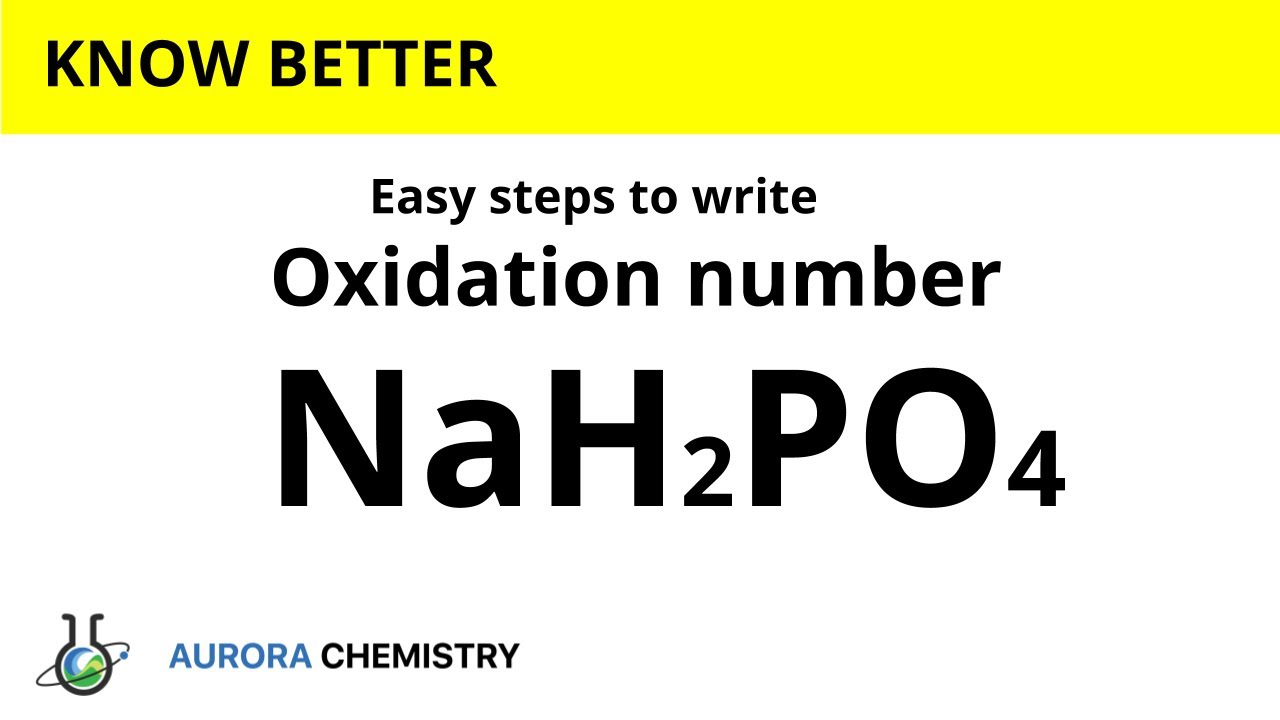 assign oxidation number to p in nah2po4