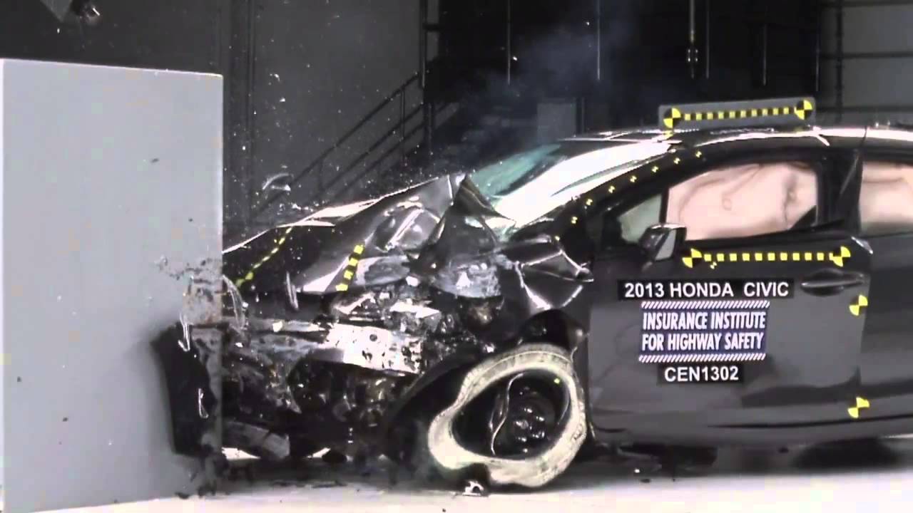 2013 Honda Civic Crash Test YouTube