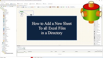 How to add a new sheet to all excel files in a directory | Advanced ETL Processor Tutorial 🎥