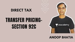 Transfer Pricing- Section 92C | Anoop Bhatia