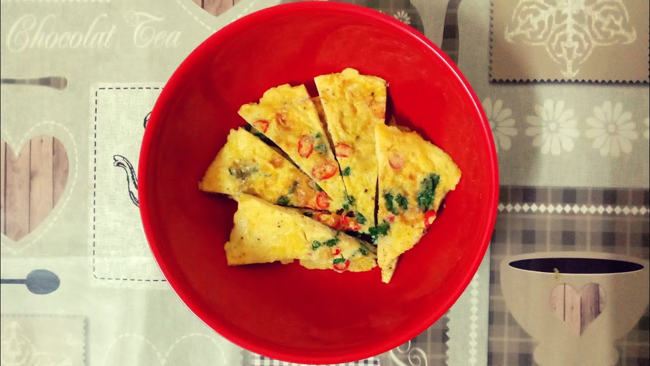 Omelette With Coriander Leaves YouTube