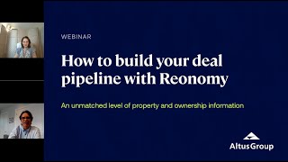 Webinar - How to build your deal pipeline with Reonomy