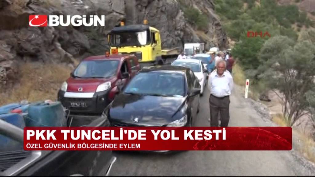 PKK TUNCELİ'DE DÜĞÜN KONVOYUNU KESTİ