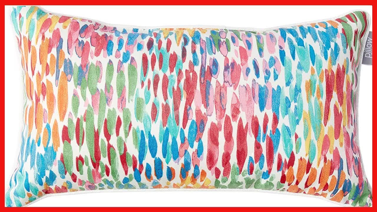 Great product -  Pillow Perfect Outdoor | Indoor Make It Rain Zinnia Rectangular Throw Pillow (Set o