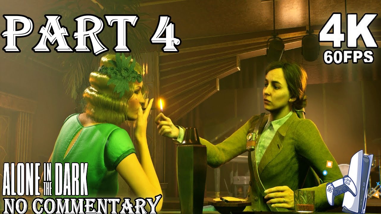 Alone in the dark Gameplay Walkthrough Part 4 (4K 60FPS) No Commentary ...