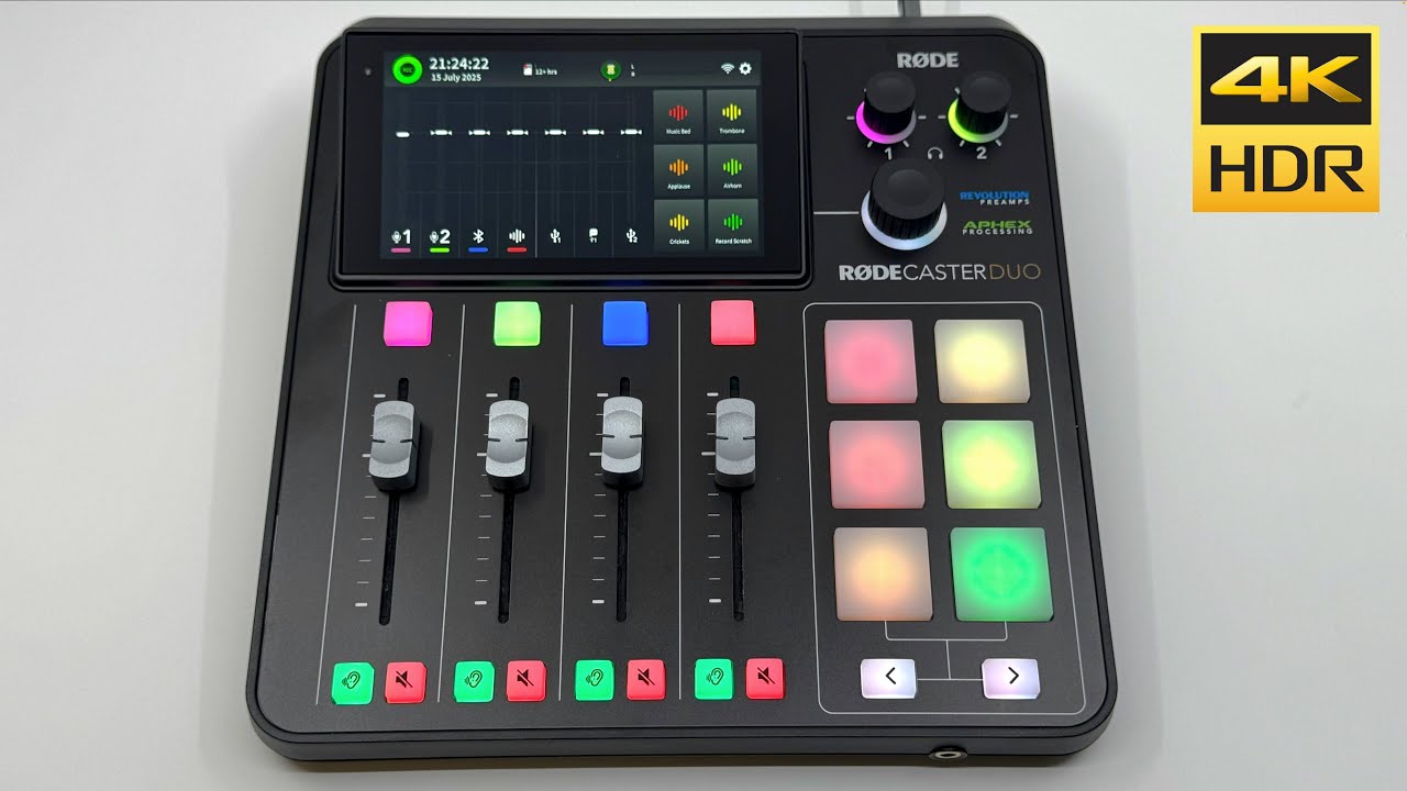 RODECaster Duo オーディオミキサー Amazon.com: RØDE RØDECaster Duo All-in-One Production