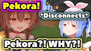 Korone Absolutely Panics When Pekora Trolls Her【ENG Sub / hololive】