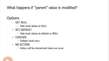 07 06 Foreign Key Cascade Options
