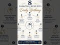 🚿✨ Amazing Benefits of Daily Bathing! ✨🚿 #humanbody #biologyfacts #medicalscience