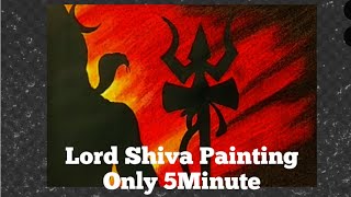 How To Draw Lord Shiva || Shiva painting step by step | Easy Techniques | Lord Bhole nath Painting screenshot 4