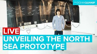 Boyan Slat unveils Prototype of cleanup system | LIVE | The Ocean Cleanup