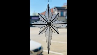 Stained Glass 3D Christmas Star