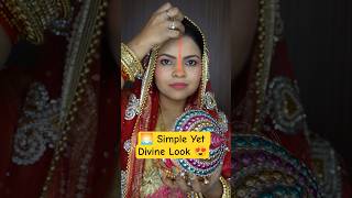 🌅 Chhath Puja Makeup Look 2025 | Simple & Glowing Festive Look 💄✨ | #shorts