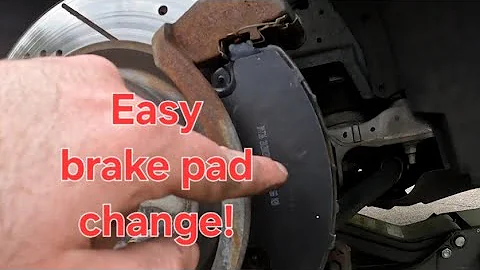 Infiniti Q50 front brake pad change DIY