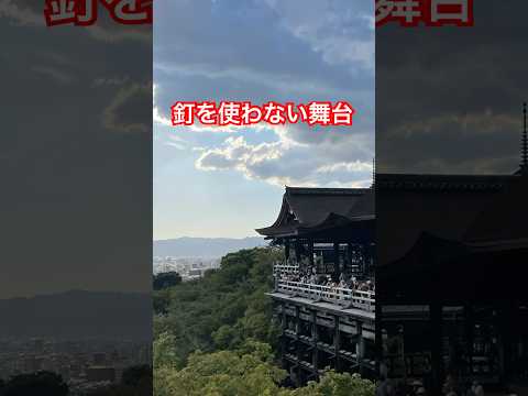 世界遺産・清水寺「舞台」を支える伝統建築の秘密 #清水寺 #清水の舞台 #木造建築 #伝統技術 #京都の名所 #世界遺産 #寺社建築 #建築の秘密 VOICEVOX:四国めたん