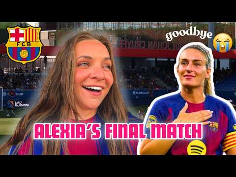 I flew to Barcelona to watch Alexia Putellas' final Barcelona game | emotional matchday vlog