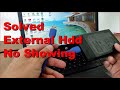 How To Solve External Hard Drive not detected / Thumb Drive No HDD Drive Letter Showing Windows 10