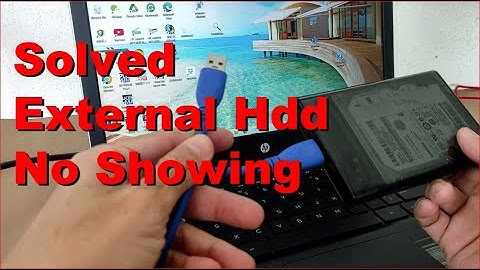 How To Solve External Hard Drive not detected / Thumb Drive No HDD Drive Letter Showing Windows 10